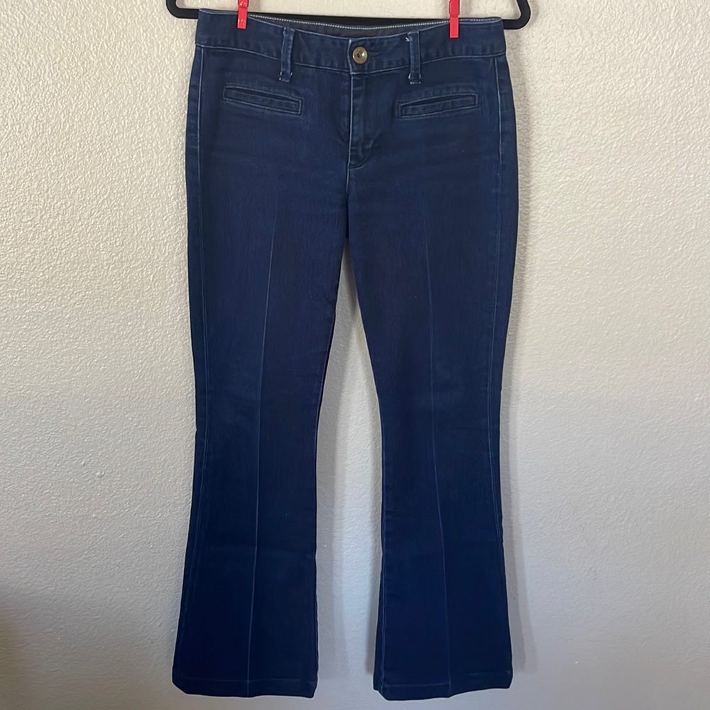 Banana Republic flared dark denim jeans Size 26